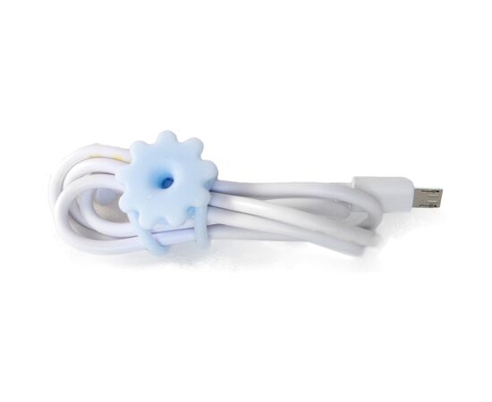 Держатель для кабеля Extradigital CC-973 Cable Clips, Blue (KBC1805), изображение 2 Держатель для кабеля Extradigital CC-973 Cable Clips, Blue (KBC1805), изображение 2