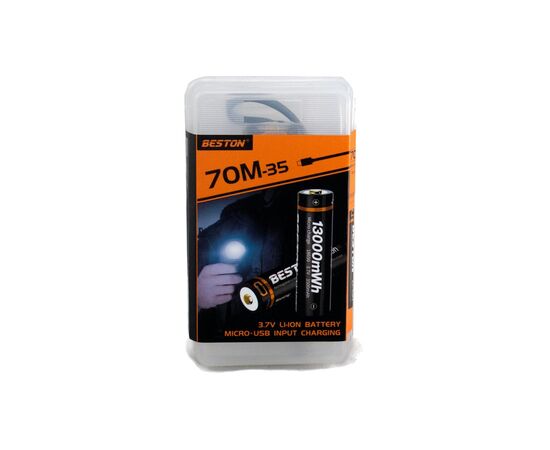 Аккумулятор 18650 3500mAh Li-ion, 70M-35 Beston (AAB1851), изображение 5 Аккумулятор 18650 3500mAh Li-ion, 70M-35 Beston (AAB1851), изображение 5