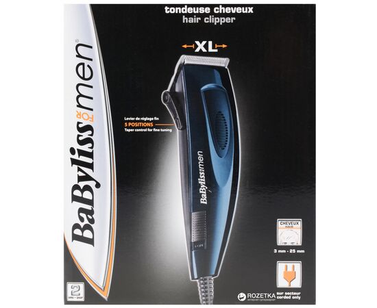 Машинка для стрижки Babyliss E695E, изображение 5 Машинка для стрижки Babyliss E695E, изображение 5