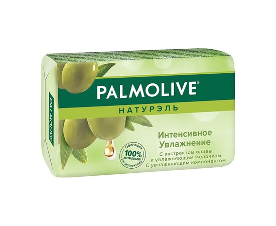 Твердое мыло Palmolive Натурэль Интенсивное увлажнение с экстрактом Оливы и увлажняющим молочком 90 г (8693495032766)