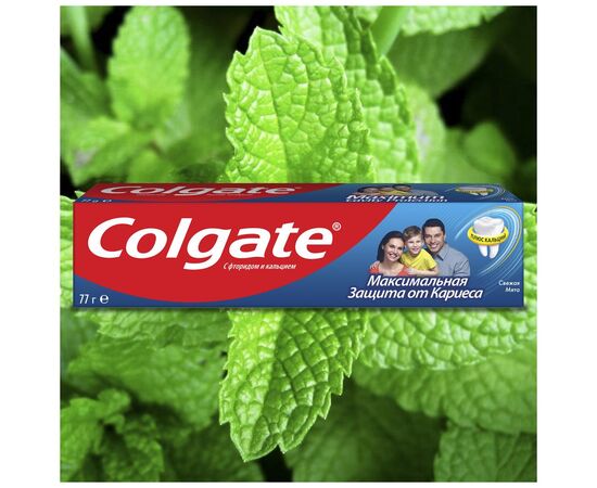 Зубная паста Colgate Максимальная защита от кариеса Свежая мята 50 мл (7891528028941/7891024149003), изображение 9