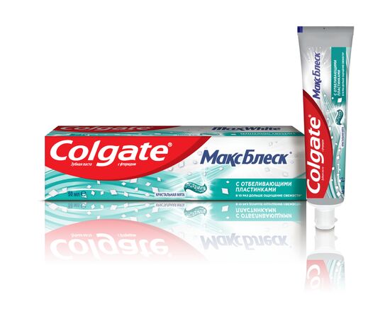 Зубная паста Colgate Макс Блеск Кристальная мята 50 мл (6920354805844), изображение 2 Зубная паста Colgate Макс Блеск Кристальная мята 50 мл (6920354805844), изображение 2
