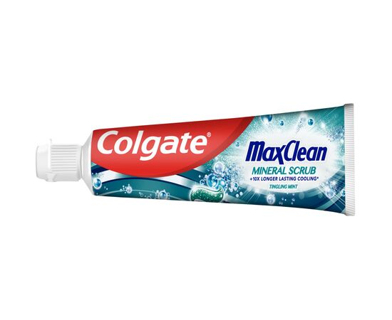 Зубная паста Colgate Max Clean Gentle Mineral Scrub Бережная очистка 75 мл (8718951327085), изображение 2 Зубная паста Colgate Max Clean Gentle Mineral Scrub Бережная очистка 75 мл (8718951327085), изображение 2