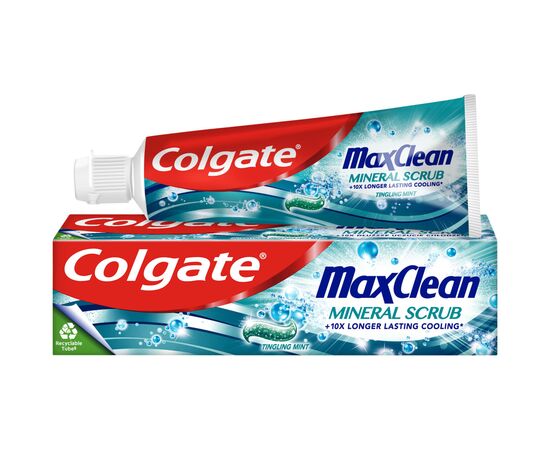 Зубна паста Colgate Max Clean Gentle Mineral Scrub Дбайливе очищення 75 мл (8718951327085)