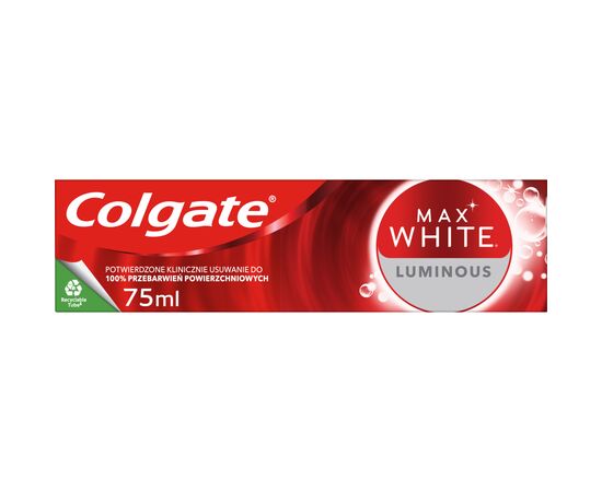 Зубная паста Colgate Max White Luminous 75 мл (8714789867632), изображение 2 Зубная паста Colgate Max White Luminous 75 мл (8714789867632), изображение 2