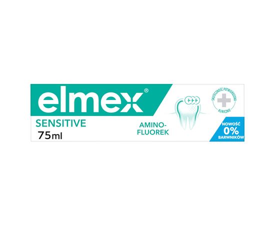 Зубная паста Elmex Sensitive с аминофторидом 75 мл (4007965560200), изображение 2 Зубная паста Elmex Sensitive с аминофторидом 75 мл (4007965560200), изображение 2