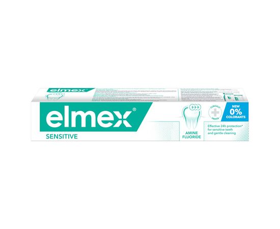 Зубная паста Elmex Sensitive с аминофторидом 75 мл (4007965560200), изображение 4 Зубная паста Elmex Sensitive с аминофторидом 75 мл (4007965560200), изображение 4