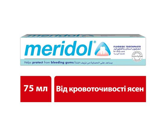 Зубная паста Meridol от кровоточивости десен 75 мл (4007965560804), изображение 2 Зубная паста Meridol от кровоточивости десен 75 мл (4007965560804), изображение 2