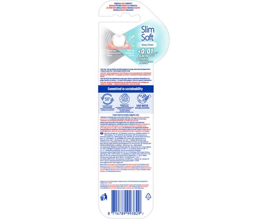 Зубная щетка Colgate Slim Soft для защиты десен 2 шт. (8714789993829), изображение 4