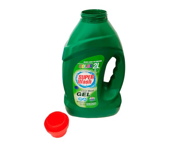 Гель для стирки Super Wash Color 2 л (4820096034354), изображение 2 Гель для стирки Super Wash Color 2 л (4820096034354), изображение 2