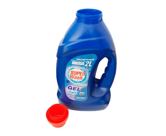Гель для стирки Super Wash Universal 2 л (4820096034361), изображение 2 Гель для стирки Super Wash Universal 2 л (4820096034361), изображение 2