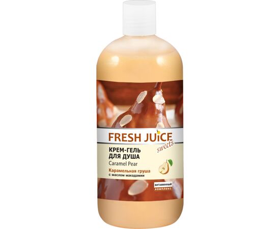 Гель для душа Fresh Juice Caramel Pear 500 мл (4823015937538)