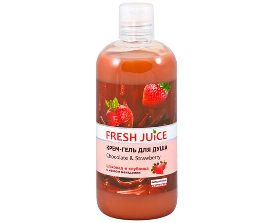 Гель для душа Fresh Juice Chocolate & Strawberry 500 мл (4823015933806)