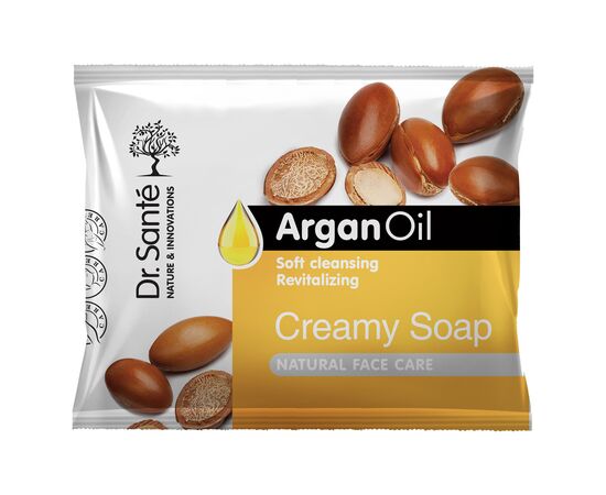 Тверде мило Dr. Sante Creamy Soap з олією аргани 100 г (8588006038040)