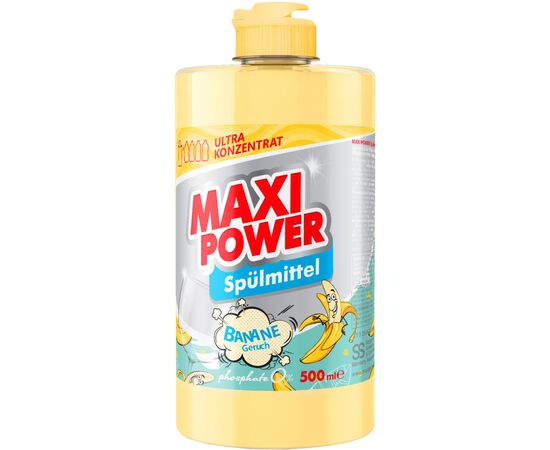 Засіб для ручного миття посуду Maxi Power Банан 500 мл (4823098411956)