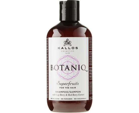 Шампунь Kallos Cosmetics Botaniq Superfruits Vegan Восстанавливающий 300 мл (5998889515072)
