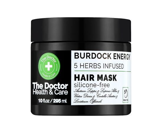 Маска для волос The Doctor Health & Care Burdock Energy 5 Herbs Infused Репейная сила 295 мл (8588006042542)