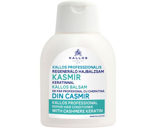 Кондиционер для волос Kallos Cosmetics Cashmere Keratin для профессионального восстановления 500 мл (5998889508401)