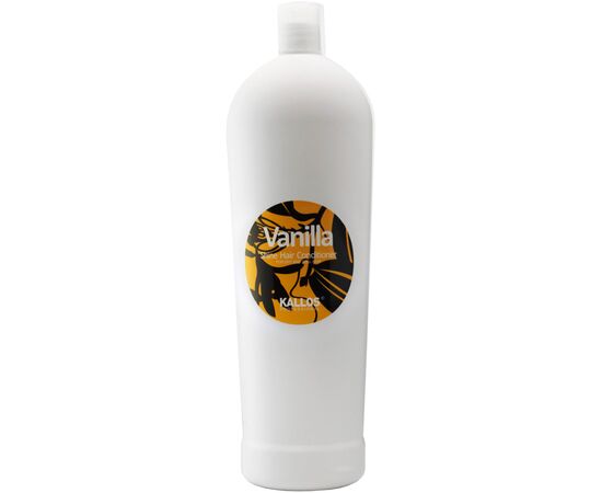 Кондиционер для волос Kallos Cosmetics Vanilla Shine Hair для сухих и тусклых волос 1000 мл (5998889505936)