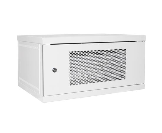 Шкаф настенный Ipcom 6U, 600*450, СН-6U-06-04-ДП-1 (RAL 7035) (Тцб-0011423)
