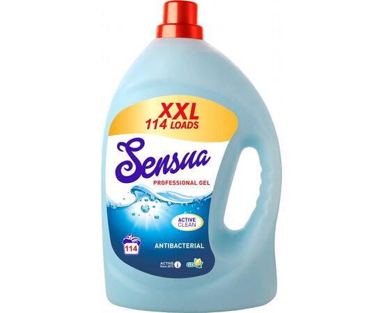 Гель для стирки Sensua Professional Gel Antibacterial для всех типов тканей и цветов 4 л (4820167005368)