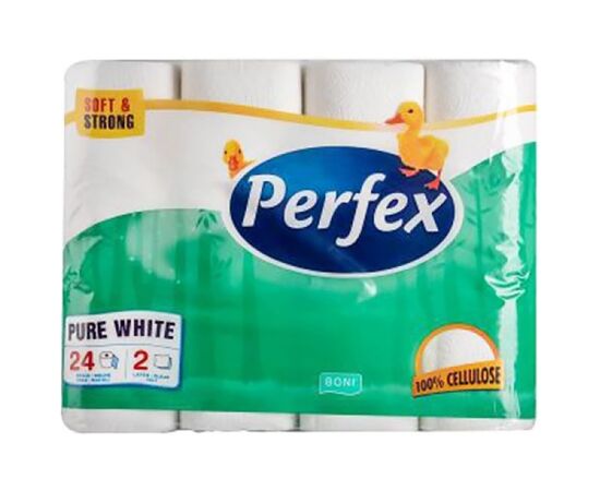 Туалетная бумага Perfex Boni 2 слоя 24 рулона (8600101745446)