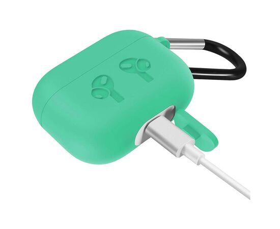 Чехол для наушников BeCover Silicon Protection для Apple AirPods Pro Green (704498), изображение 3 Чехол для наушников BeCover Silicon Protection для Apple AirPods Pro Green (704498), изображение 3