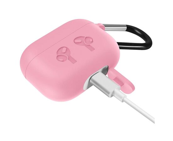 Чехол для наушников BeCover Silicon Protection для Apple AirPods Pro Pink (704501), изображение 3 Чехол для наушников BeCover Silicon Protection для Apple AirPods Pro Pink (704501), изображение 3