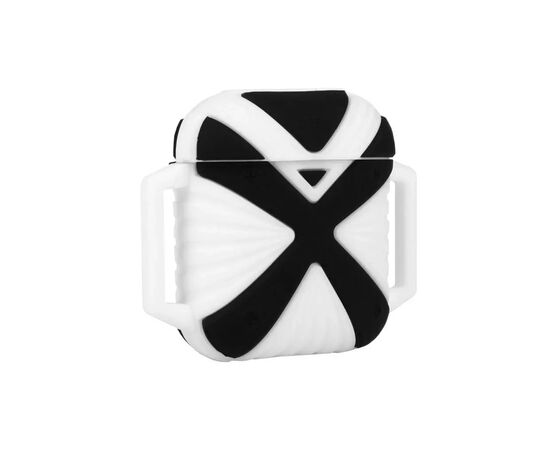 Чехол для наушников X-HuWei i-Smile для Apple AirPods IPH1443 Black+White (702333)