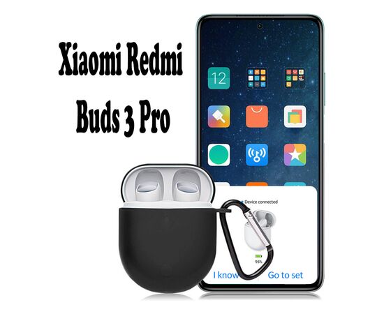 Чехол для наушников BeCover Siliconм для Xiaomi Redmi Buds 3 Pro Black (707461), изображение 4 Чехол для наушников BeCover Siliconм для Xiaomi Redmi Buds 3 Pro Black (707461), изображение 4