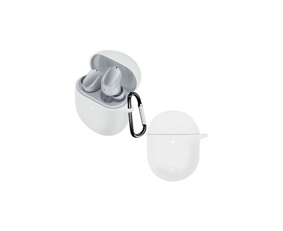 Чехол для наушников BeCover Silicon для Xiaomi Redmi Buds 3 Pro White (707466), изображение 2 Чехол для наушников BeCover Silicon для Xiaomi Redmi Buds 3 Pro White (707466), изображение 2