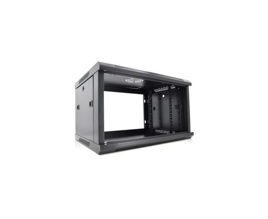 Шкаф настенный Merlion 6U 19" 600*600*367 (Ш*Г*В)мм, black (Ml3-6606 / 23525), изображение 2 Шкаф настенный Merlion 6U 19" 600*600*367 (Ш*Г*В)мм, black (Ml3-6606 / 23525), изображение 2
