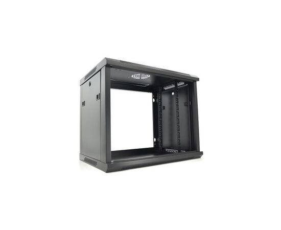 Шкаф настенный Merlion 9U 19" 600*450*500 (Ш*Г*В)мм, black (Ml3-6409 / 23527), изображение 2 Шкаф настенный Merlion 9U 19" 600*450*500 (Ш*Г*В)мм, black (Ml3-6409 / 23527), изображение 2