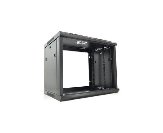 Шкаф настенный Merlion 9U 19" 600*600*500 (Ш*Г*В)мм, black (Ml3-6609 / 23528), изображение 2 Шкаф настенный Merlion 9U 19" 600*600*500 (Ш*Г*В)мм, black (Ml3-6609 / 23528), изображение 2