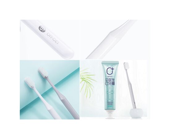 Зубная щетка Xiaomi Doctor B White средней жесткости (6970763911087), изображение 7 Зубная щетка Xiaomi Doctor B White средней жесткости (6970763911087), изображение 7