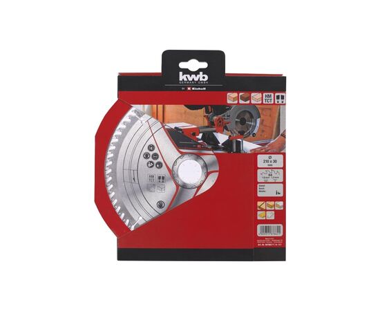 Диск пильный Einhell TCT KWB, 216х30 мм, 48 зуб. (588251), изображение 2 Диск пильный Einhell TCT KWB, 216х30 мм, 48 зуб. (588251), изображение 2