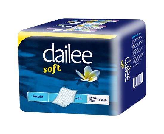 Пеленки для младенцев Dailee Soft 60х60 см 20 шт (8595611623936)