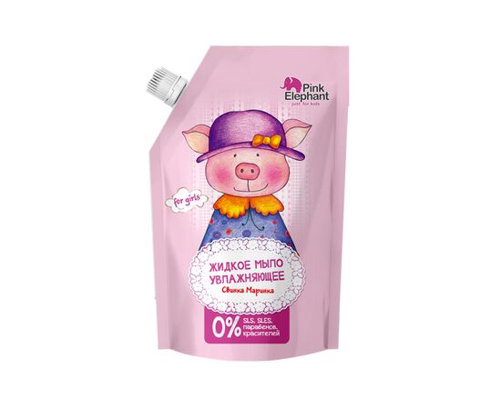 Детский гель для душа Pink Elephant Свинка Маринка увлажняющая 500 мл (4823015942877)