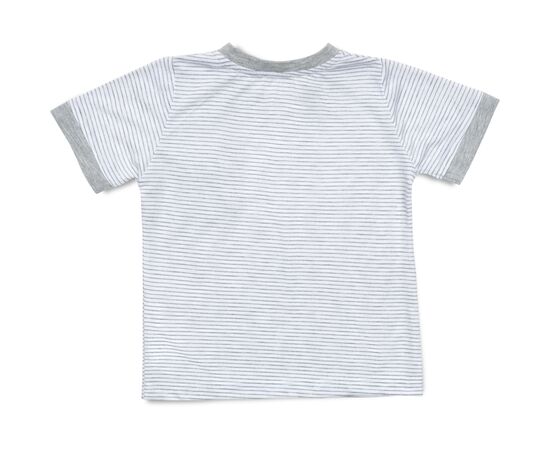 Футболка детская Breeze в полоску (12728-86B-gray), изображение 2 Футболка детская Breeze в полоску (12728-86B-gray), изображение 2