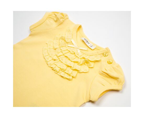 Футболка детская Breeze с кружевом (6640-98G-yellow), изображение 3 Футболка детская Breeze с кружевом (6640-98G-yellow), изображение 3