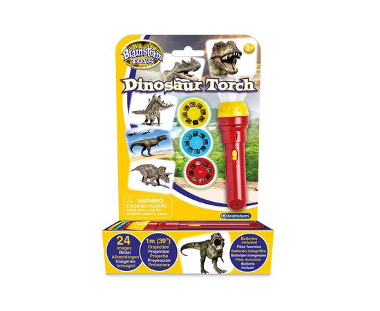 Ігровий набір Brainstorm Toys Ліхтарик-проектор Світ динозаврів (3 диски, 24 картинки) (E2029)
