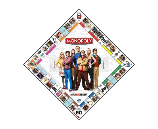 Настольная игра Winning Moves Big Bang Theory Monopoly (24037), изображение 3 Настольная игра Winning Moves Big Bang Theory Monopoly (24037), изображение 3