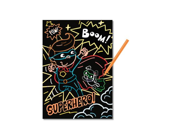 Набор для творчества DoDo Гравюра Супергерой (300194), изображение 2