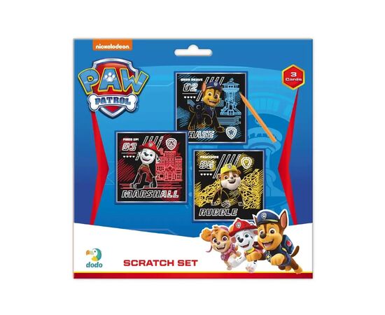 Набор для творчества DoDo гравюр Paw Patrol 3 шт (200193), изображение 2 Набор для творчества DoDo гравюр Paw Patrol 3 шт (200193), изображение 2