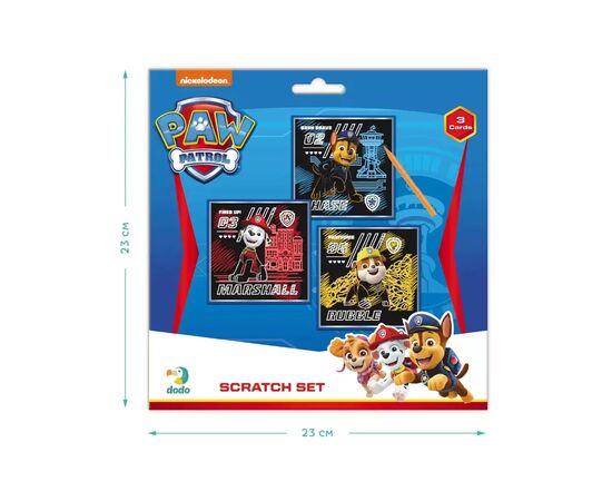 Набор для творчества DoDo гравюр Paw Patrol 3 шт (200193), изображение 4 Набор для творчества DoDo гравюр Paw Patrol 3 шт (200193), изображение 4