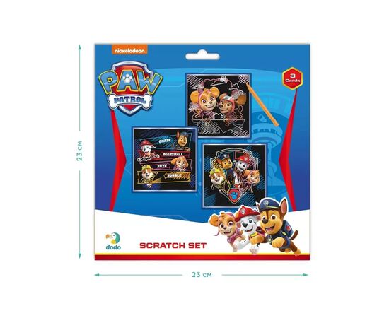 Набор для творчества DoDo гравюр Paw Patrol 3 шт (200194), изображение 4 Набор для творчества DoDo гравюр Paw Patrol 3 шт (200194), изображение 4