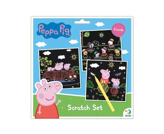 Набор для творчества DoDo гравюр Peppa Pig 3 шт (200185), изображение 2 Набор для творчества DoDo гравюр Peppa Pig 3 шт (200185), изображение 2