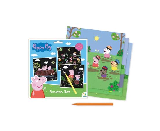 Набор для творчества DoDo гравюр Peppa Pig 3 шт (200185)