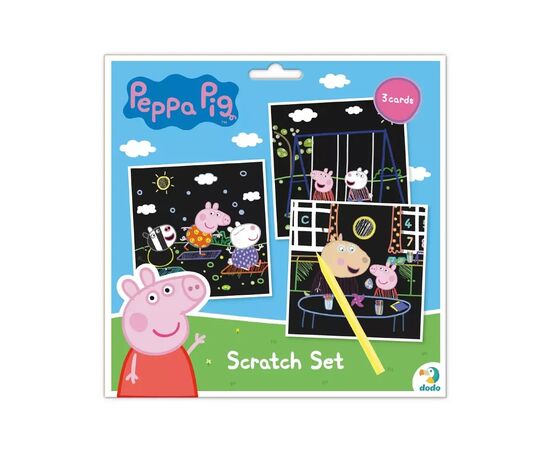 Набор для творчества DoDo гравюр Peppa Pig 3 шт (200186), изображение 2 Набор для творчества DoDo гравюр Peppa Pig 3 шт (200186), изображение 2