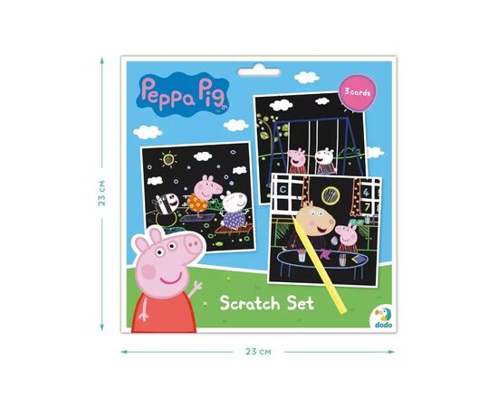 Набор для творчества DoDo гравюр Peppa Pig 3 шт (200186), изображение 4 Набор для творчества DoDo гравюр Peppa Pig 3 шт (200186), изображение 4